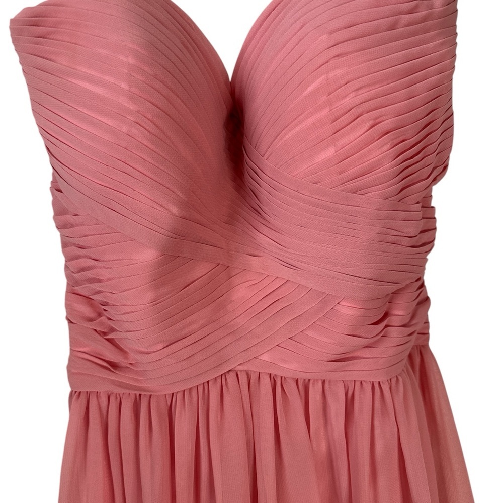 Formal Long Flowy Strapless Gown Large - Picture 3 of 9